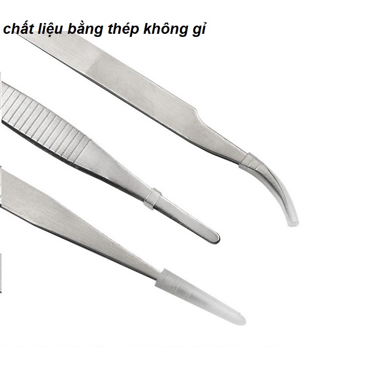 NHÍP GẮP LINH KIỆN ĐIỆN TỬ, NHẶT LÔNG YẾN ..- BỘ 3 CÂY - TH 790