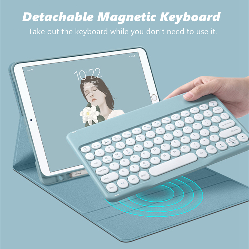 Bao Da Kèm Bàn Phím Cho 10.2 Inch Ipad 7th Gen 8th Gen Air 4th Gen 2020 Pro 11 | BigBuy360 - bigbuy360.vn