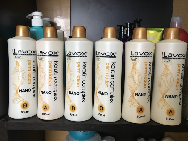 Uốn vạn năng Keratin Nano Complex Lavox 500mlx2