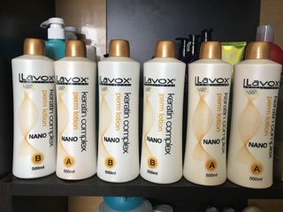 Uốn vạn năng Keratin Nano Complex Lavox 500mlx2