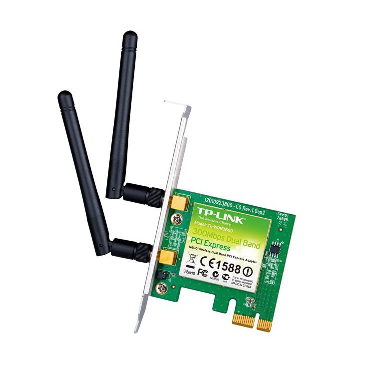 Card mạng thu WiFi TP-Link TL-WN881ND 2 angten Tốc Độ 300Mbps