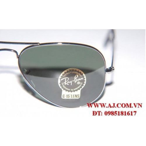 Mắt kính AVIATOR LARGE METAL RAYBAN RB 3025 SIZE 58 - Made in Italy