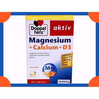 VIÊN UỐNG DOPPEL HERZ AKTIV CALCIUM D3 MAGNESIUM h30v