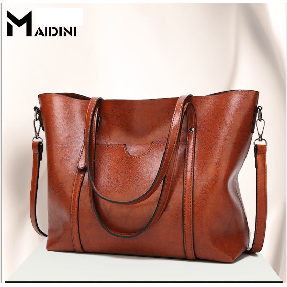[CHÍNH HÃNG-BH 1 NĂM]Túi xách da nữ MADINI cao cấp lớn đựng vừa A4 KDR-TX071 Kodoros (Tặng nước hoa mini)