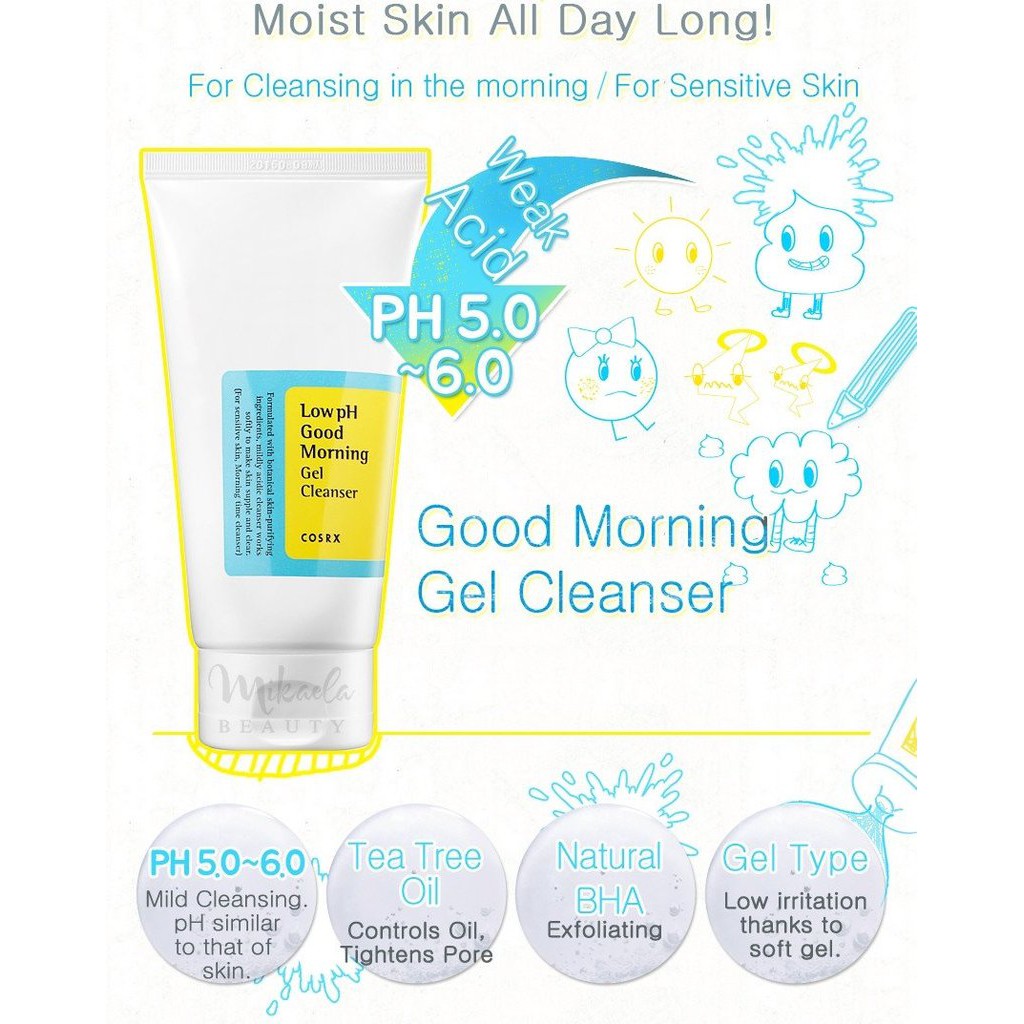 Gel Rửa Mặt Cosrx Low pH Good Morning Gel Cleanser 150ml | BigBuy360 - bigbuy360.vn