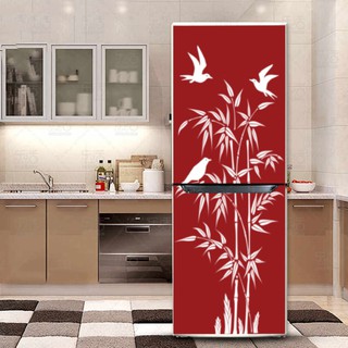 DECAL DÁN TRANG TRÍ TỦ LẠNH - CÂY TRÚC
