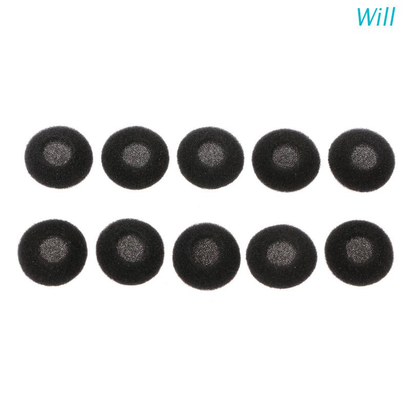 Set 10 Đệm Xốp Mềm 15mm Bọc Đầu Tai Nghe Thay Thế Cho MP3 MP4 Điện Thoại