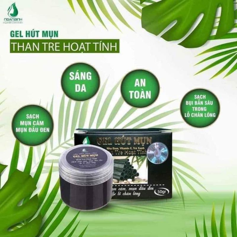 Gel hút mụn than tre hoạt tính