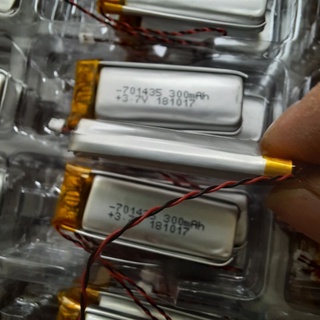 Pin Lithium Polymer 3.7v 701435 300Mah( tồn kho).