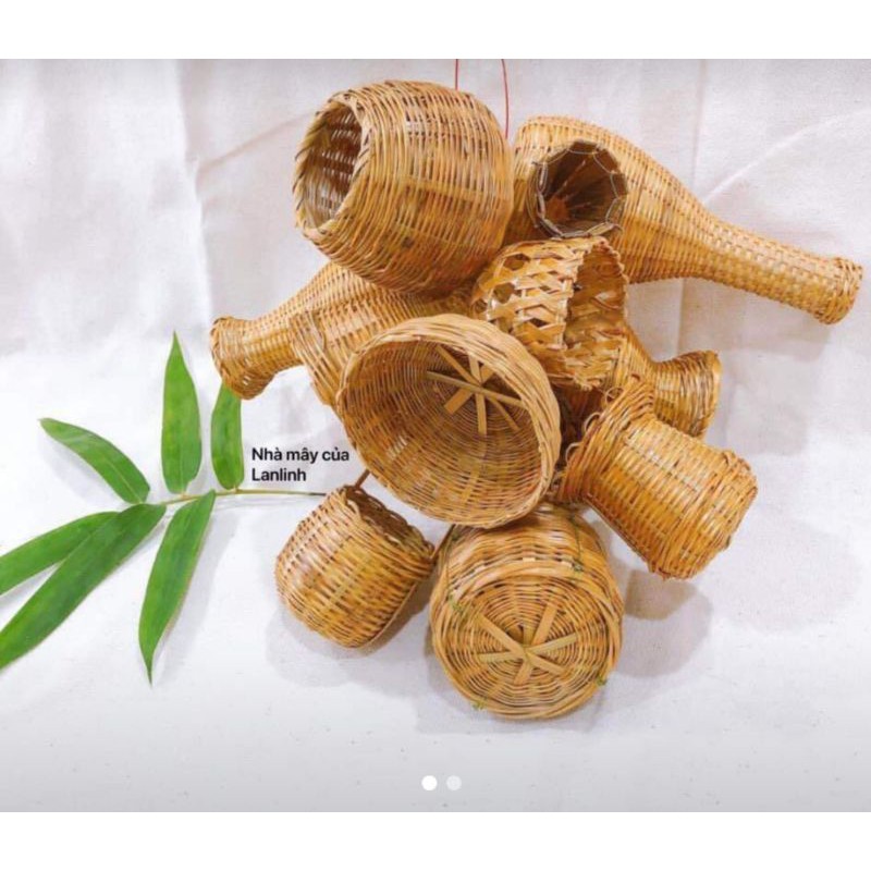 Mây tre đan chụp hình decor 20k/món