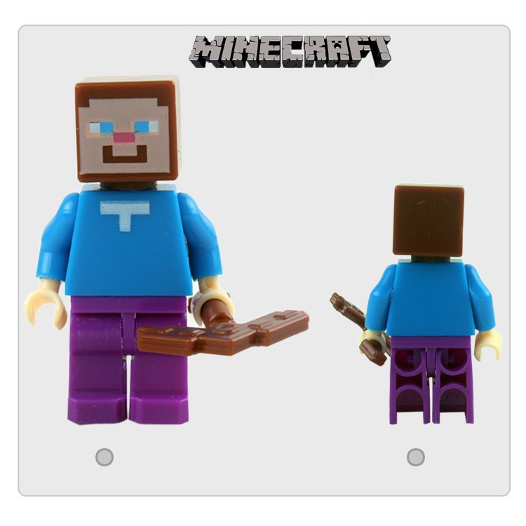 Set 6 Mô Hình Lego Nhân Vật Trong Minecraft