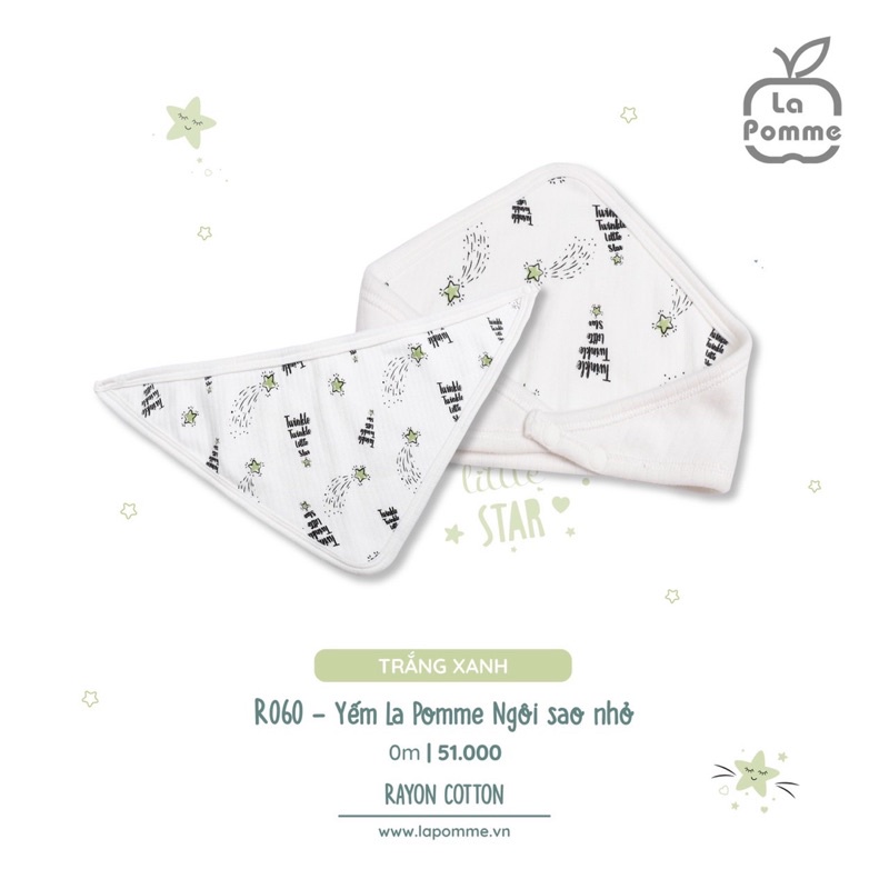 Lapomme - Phụ kiện sơ sinh sao nhỏ Rayon Cotton