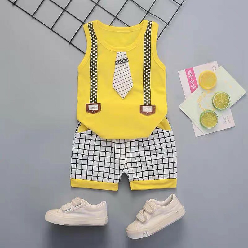 [Mã SKAMCLU8 giảm 10% cho đơn từ 100K] Bộ ba lỗ bé trai size 5-22kg