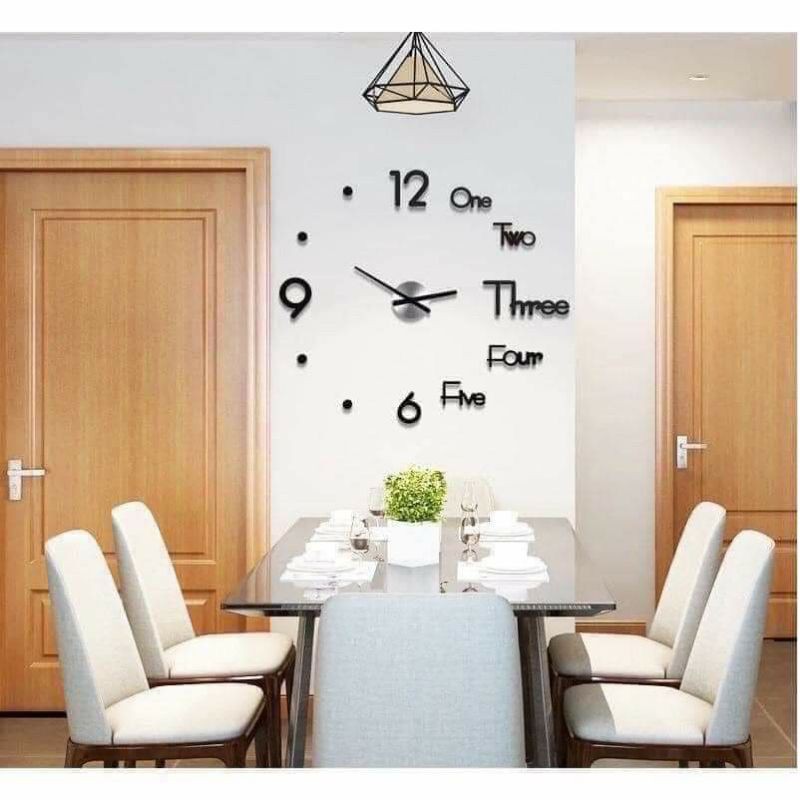 Đồng hồ dán tường