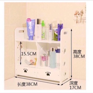 Kệ mỹ phẩm gỗ chân chó siêu đẹp