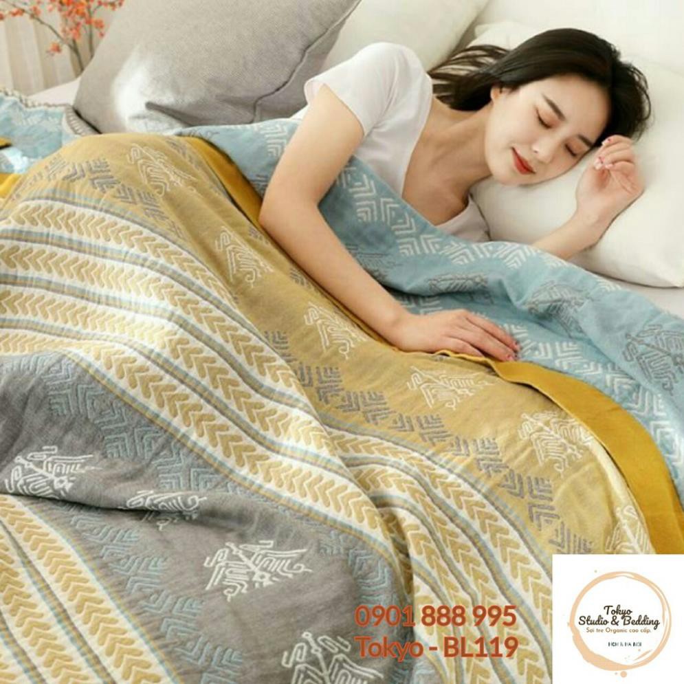 M82_Chăn Thu vải Xô Cotton Sợi tre Organic_Dòng Basic siêu kháng khuẩn