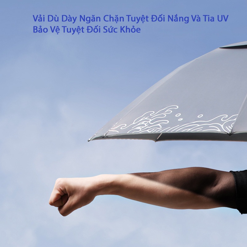 Ô Câu Cá Ô Dù Che Nắng Che Mưa Phản Quang Ban Đêm Chất Liệu Vải Dù Cao Cấp Chống Tia UV PKT-22