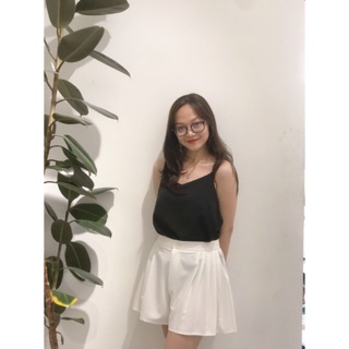 Quần short xếp ly