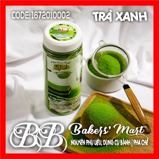 Bột rắc Decor trang trí bánh bánh YUM - Vị TRÀ XANH xanh lá - Hủ 300gr