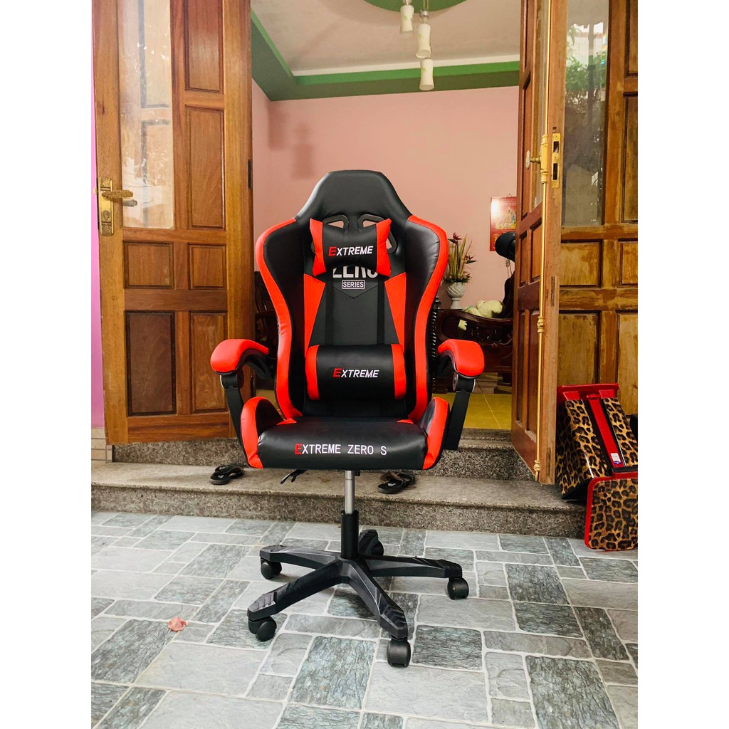 Ghế gaming, ghế máy tính ngồi chơi game cao cấp Extreme Zero S - Xoay 360 độ - Da PU - Kê tay 2D - Hàng chính hãng