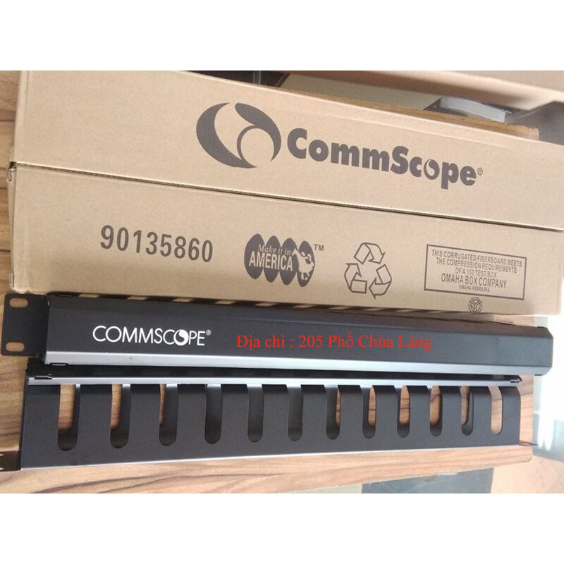 Thanh quản lý cáp ngang AMP / Commscope chính hãng