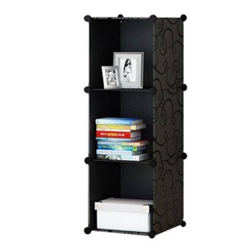 Kệ lắp ghép 3 ô bằng lưới sắt sơn tĩnh điện - đa năng tự lắp ghép (chịu lực tốt )