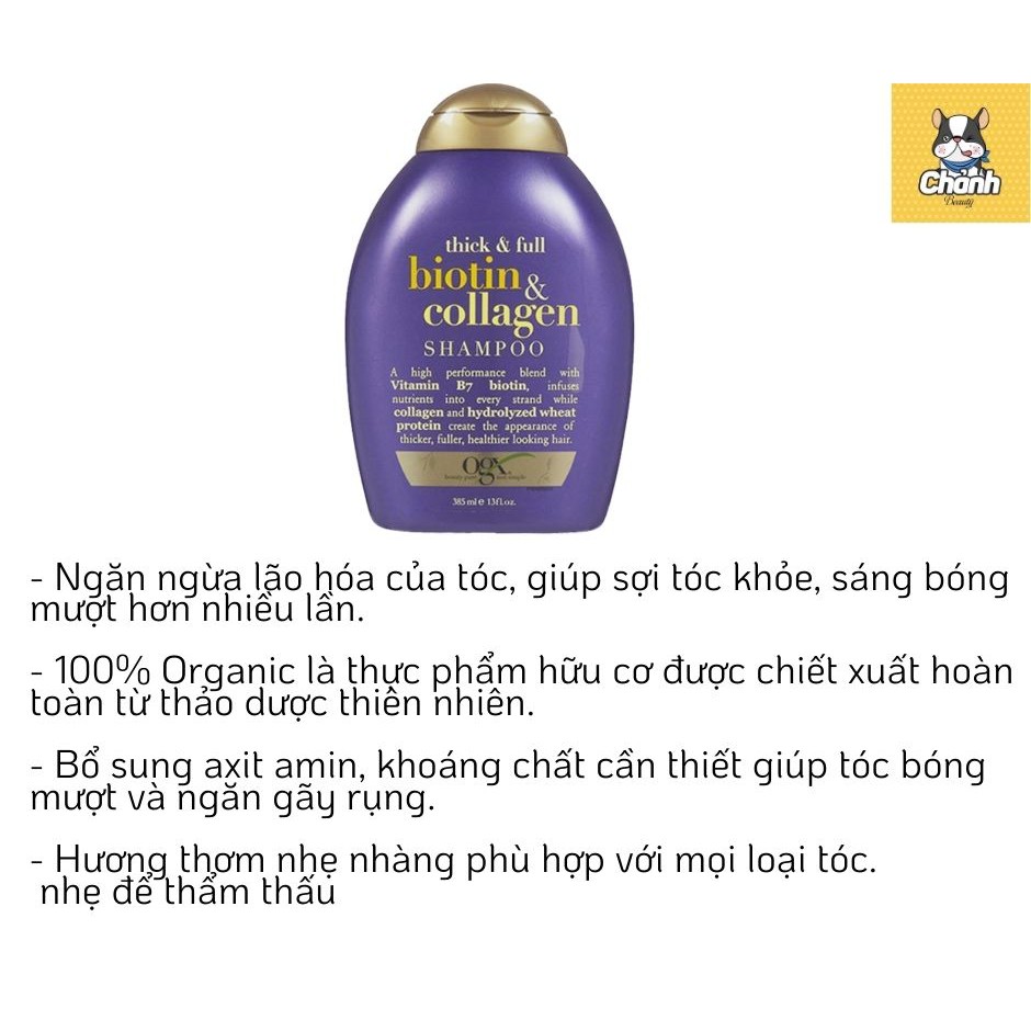 Dầu gội mọc tóc Biotin