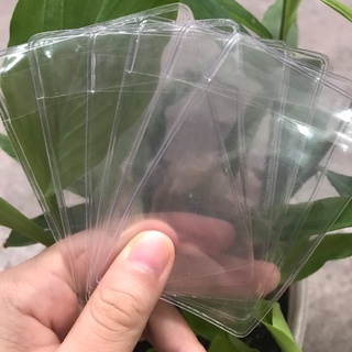 Bọc chống xước chip CCCD - ATM, combo 10 túi vỏ bọc căn cước công dân có nắp trong suốt  bảo vệ thẻ cho bạn