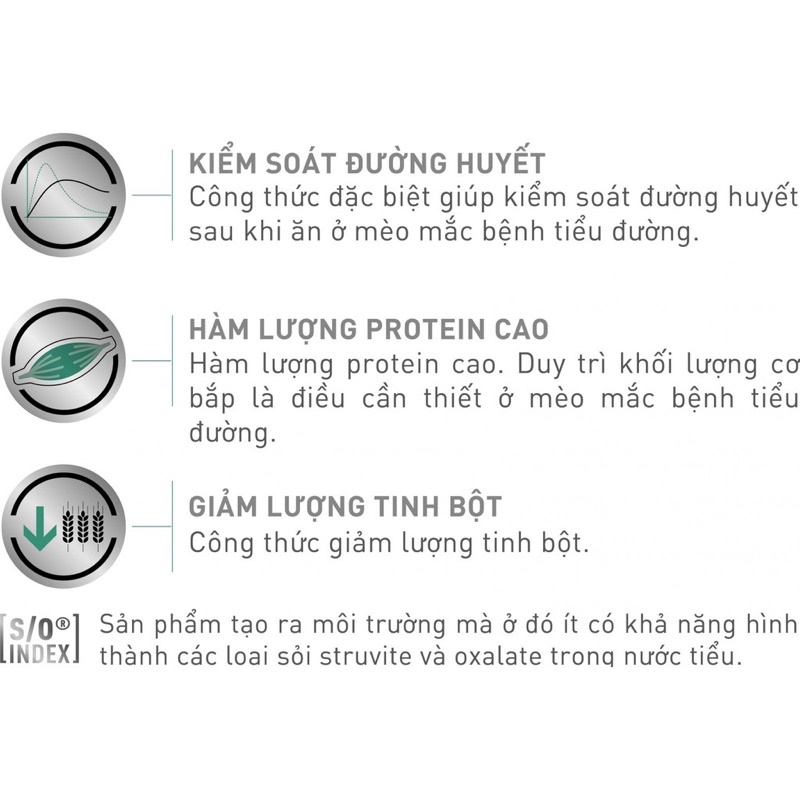 1.5kg - Hạt DIABETIC Royal Canin - Thức ăn hạt cho Mèo bị tiểu đường
