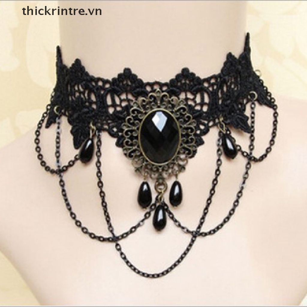 Vòng cổ choker phong cách gothic quyến rũ thời trang