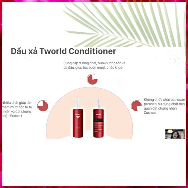 [BẢN CAO CẤP] Dầu Xả Tóc Tworld Conditioner Thiên Nhiên Lành Tính An Toàn Giúp Tóc Siêu Mượt, Giữ Ẩm, Dễ Tạo Kiểu, Khỏe