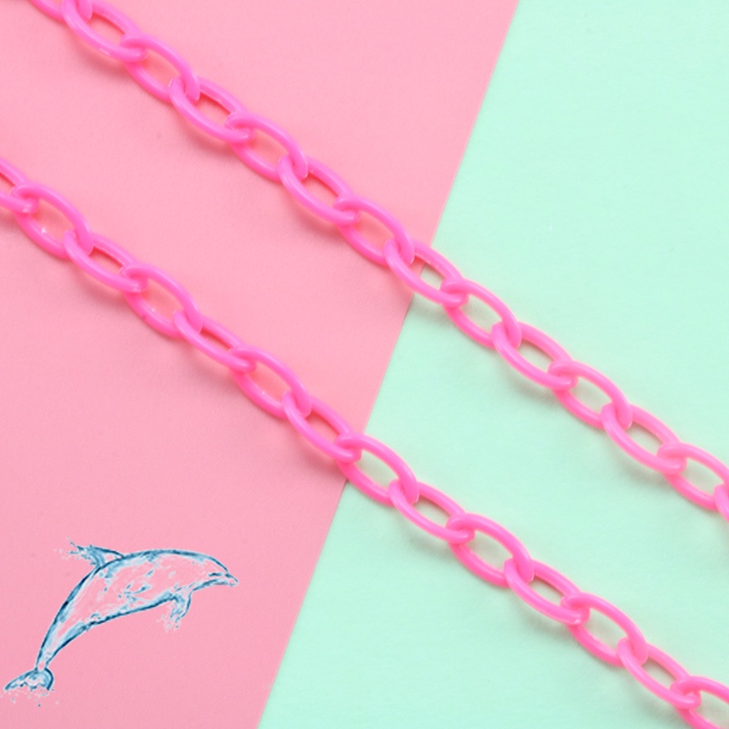 Dây Xích Nhựa acrylic 8 * 13mm Dùng Làm Đồ Trang Sức Thủ Công diy