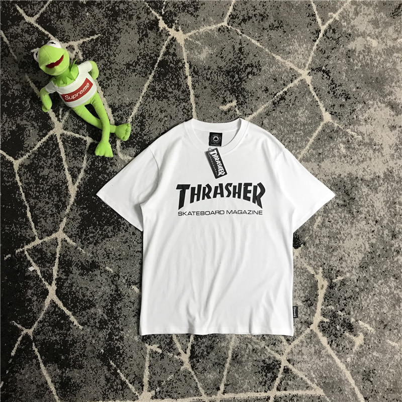 Áo Thun Tay Ngắn In Chữ Thrasher Cá Tính Cho Nam Và Nữ | BigBuy360 - bigbuy360.vn