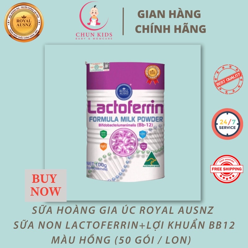 Sữa Bột Hoàng Gia Úc Lactoferrin Formula Milk BB-12