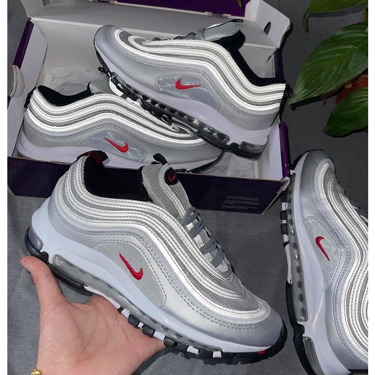 🔥 ẢNH THẬT 🔥 Giày Air Max 97 Bạc