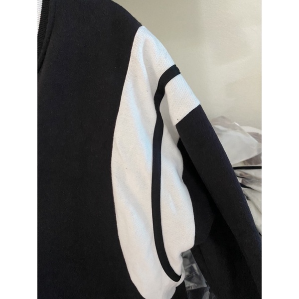Áo BOMBER TAY VIỀN TRẮNG GIÁ SỈ