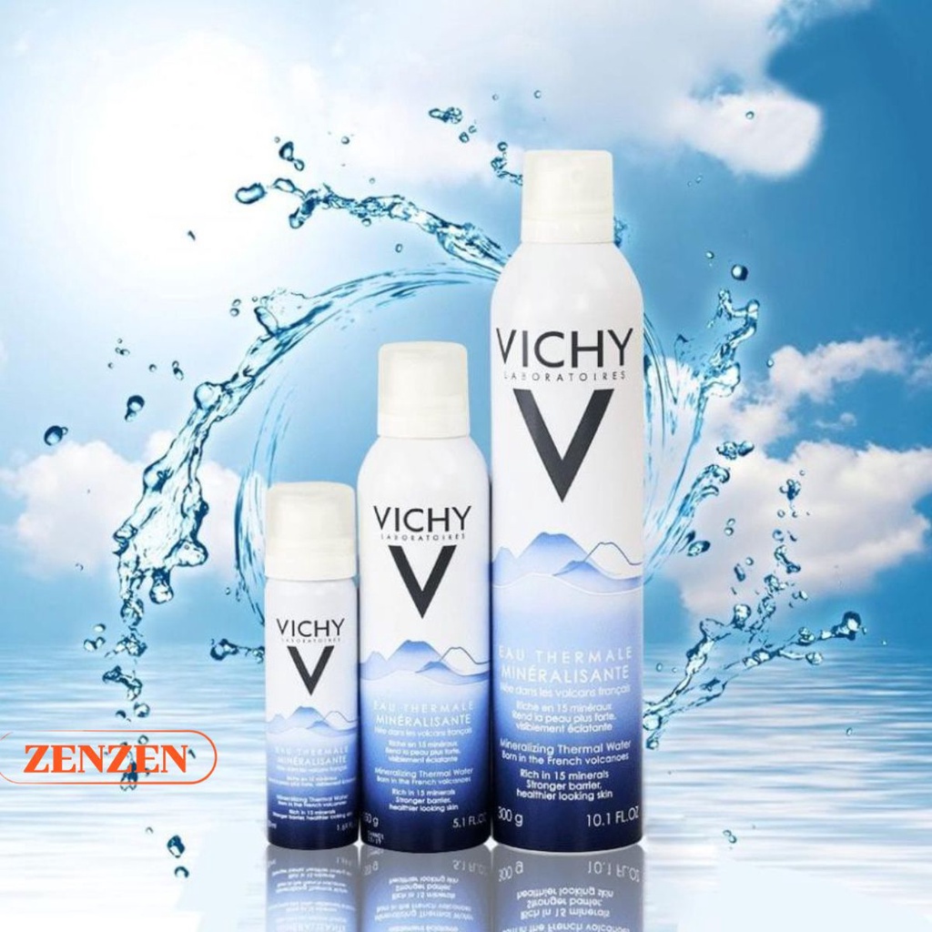 Nước Xịt Khoáng Dưỡng Da Vichy Thermale 150ml, 300ml (dưỡng da, cấp ẩm ,phù hợp với mọi loại da)