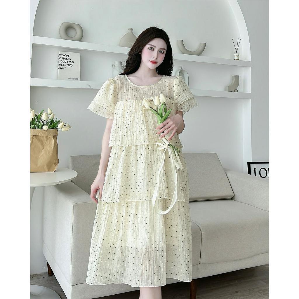 Váy bầu , đầm bầu xinh thiết kế công sở form dáng thoải mái mặc đi làm đi chơi cho mẹ bầu