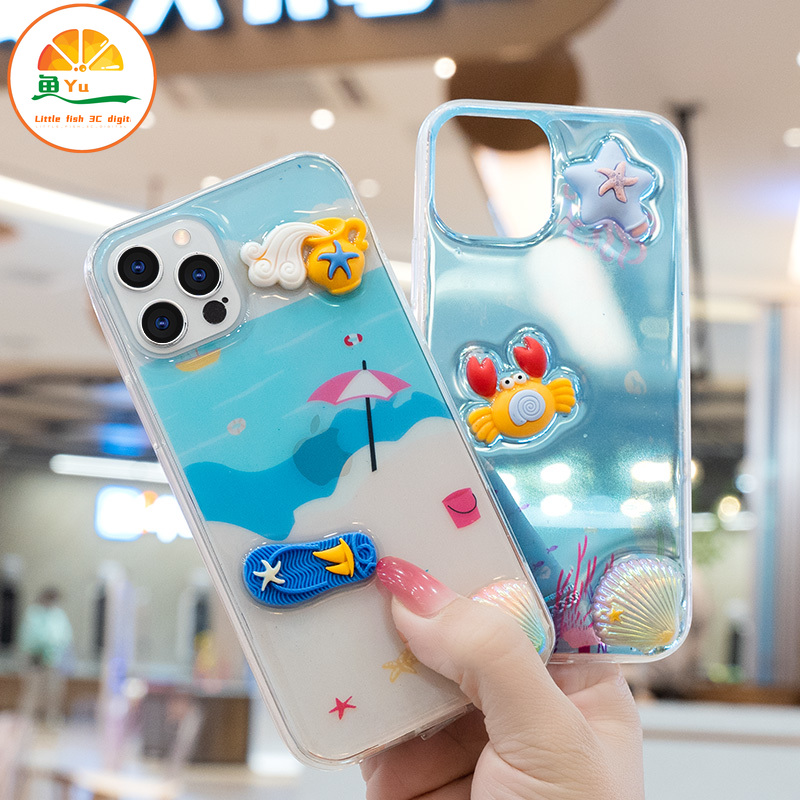 Ốp Lưng Họa Tiết Đại Dương Cho Iphone 12 Pro Max 11 Pro Max I7 Se2020 Xr 7plus 8plus Vỏ iPhone | BigBuy360 - bigbuy360.vn