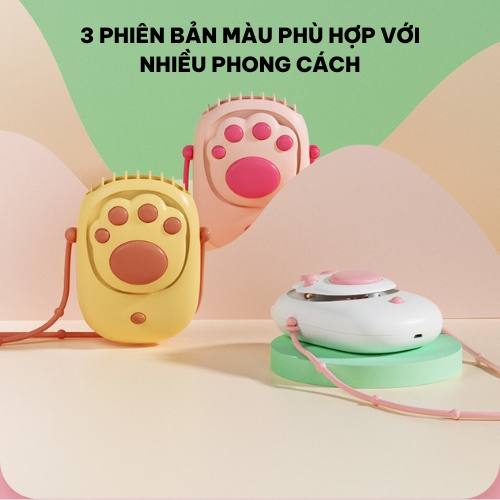 Quạt mini đeo cổ HANGING NECK FAN quạt mini cầm tay hàng chính hãng tiện lợi cao cấp nhiều màu sắc KENIN SHOP