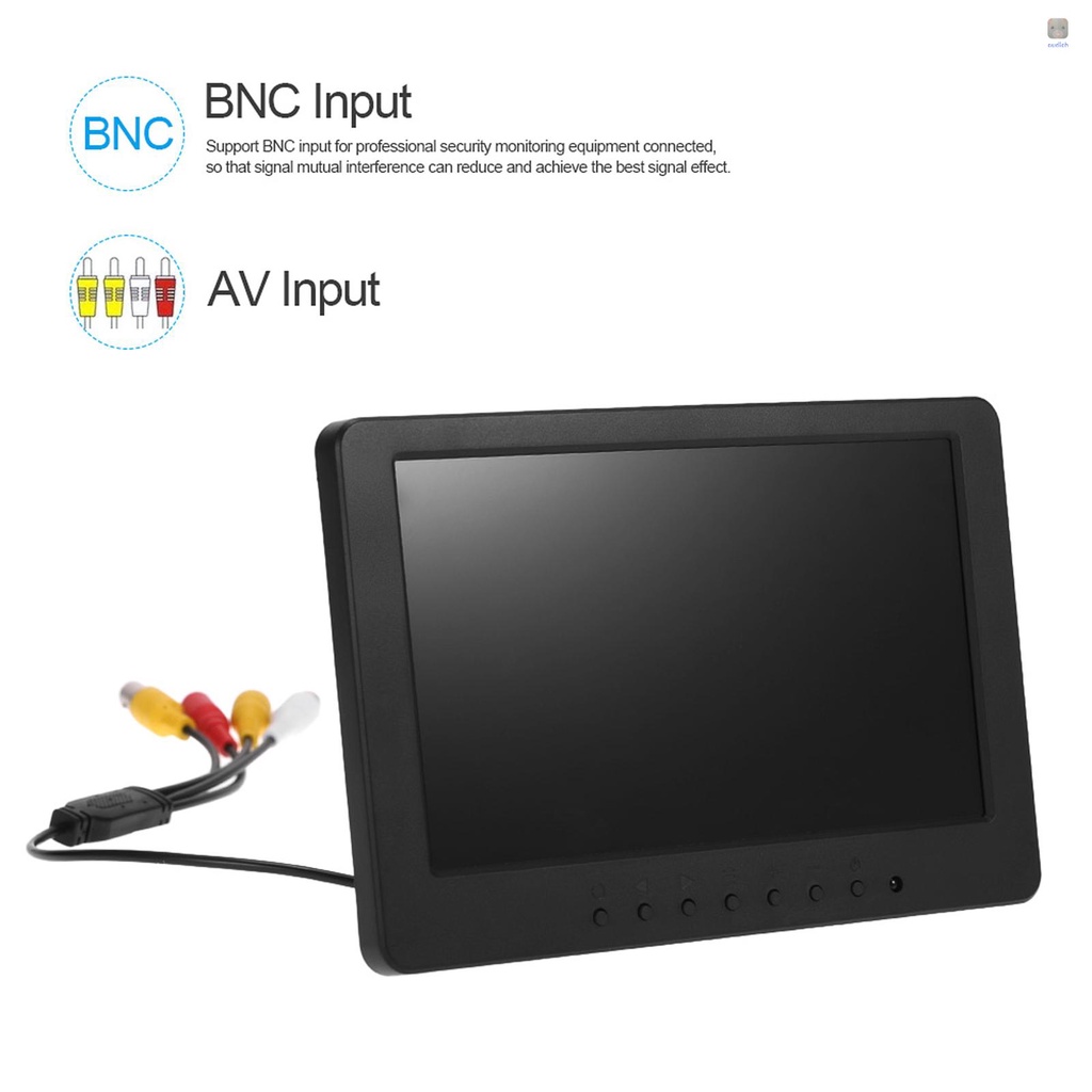 Màn hình LCD S701 7 inch TFT 16:9 1024 * 600 BNC AV cho PC an ninh VCD DVD