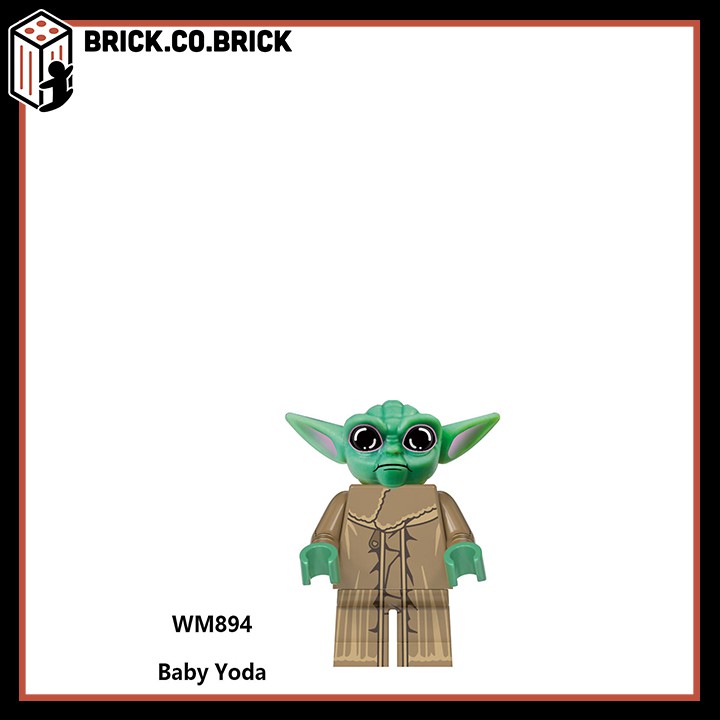 WM 6081 - Đồ chơi lắp ráp minifigures và non lego mô hình chiến tranh giữa các vì sao Star Wars:Rey, Finn, Star Trekk