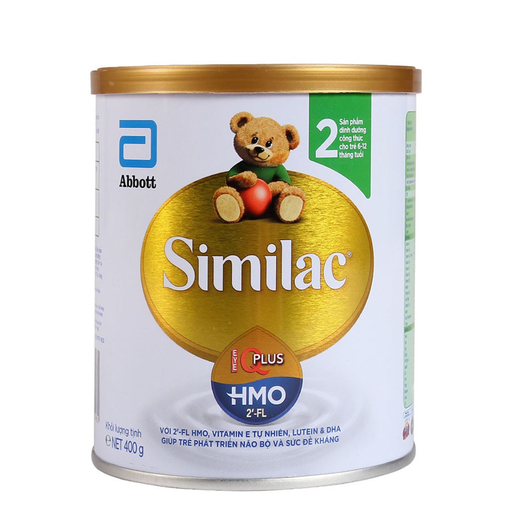 [CHÍNH HÃNG] Sữa Bột Abbott Similac IQ Plus HMO 2 - Hộp 400g