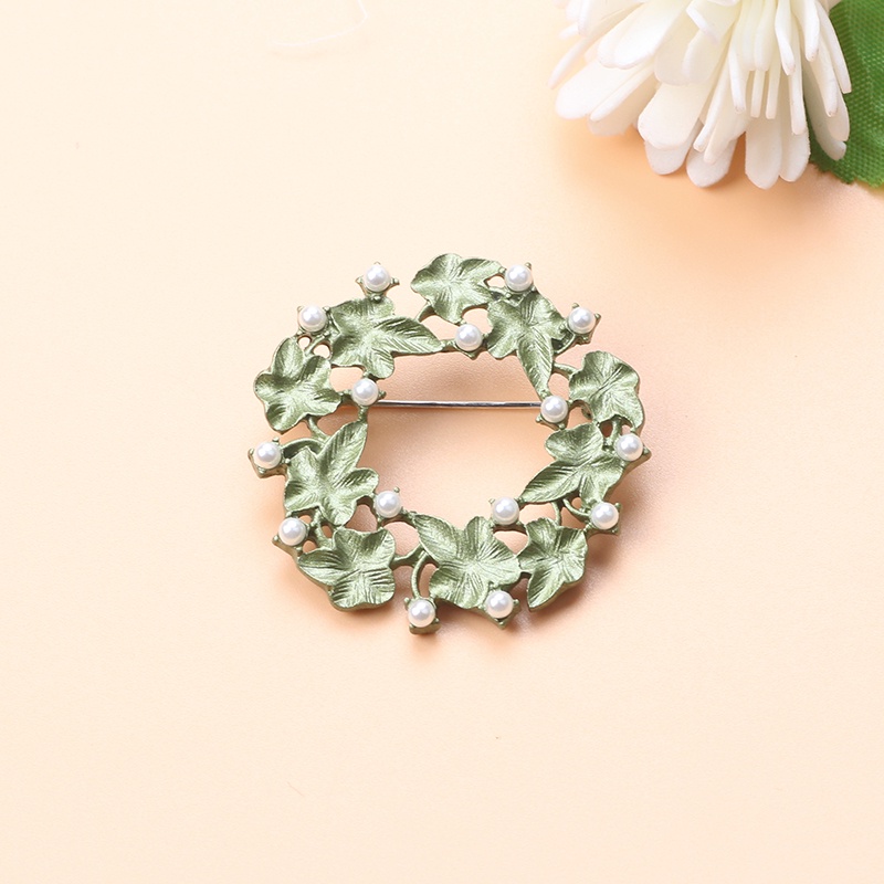 (MớI) Ghim GàI ÁO HợP Kim ĐíNh NgọC Trai Giả Xinh XắN