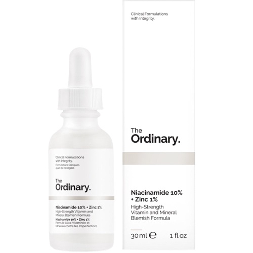 Tinh chất The Ordinary Niacinamide 10% + Zinc 1% serum giảm mụn, mờ thâm bản Canada