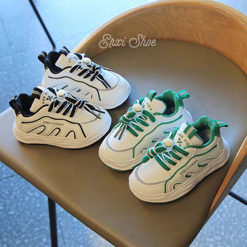 Oeteo Giày Chạy Bộ Đế Bằng Màu Hồng Dễ Thương Cho Bé