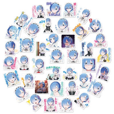 80 miếng zero start dán anime tài khoản tay trang trí dán cô gái trái tim không thấm nước máy tính xách tay vỏ điện thoạ