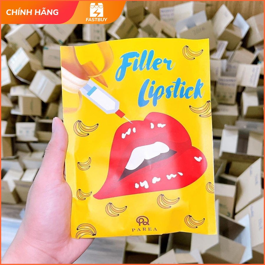 Son Chuối Banana Filler Lipstick Collagen Khử Thâm Môi, Xóa Nhăn, Căng Mọng, Hàng Chính Hãng