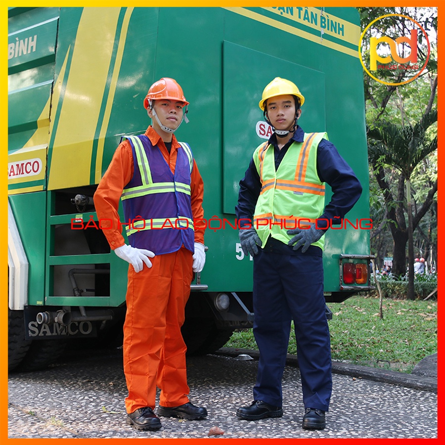 Áo gile lưới phản quang giá rẻ khoác ngoài, gile kỹ sư phát sáng cho môi trường làm việc ban đêm tiết kiệm thoát mát