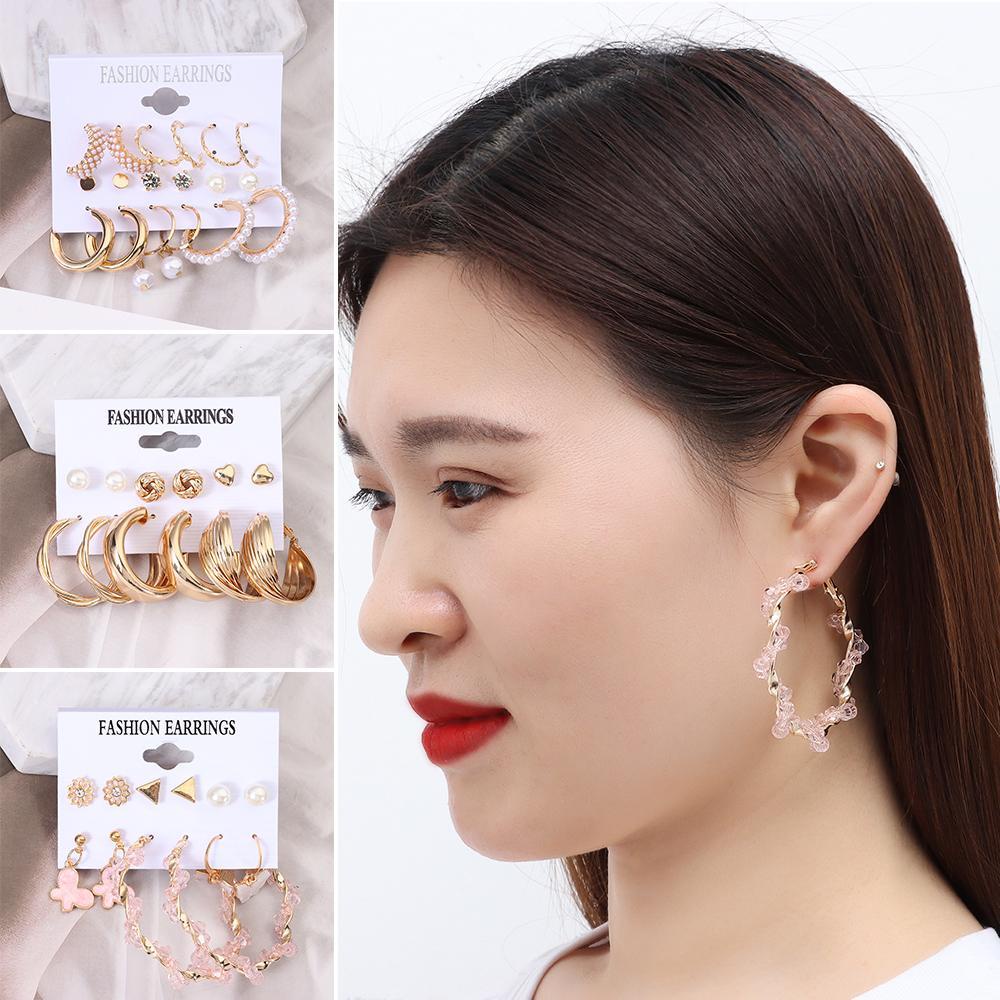 PINEVN Set Bông Tai Bướm Phong Cách Bohemian